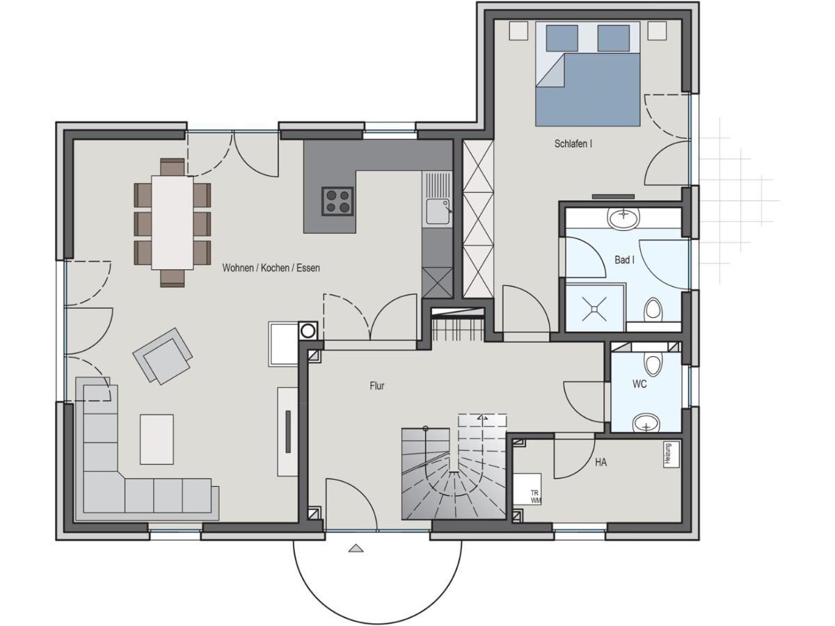 Ferienhaus Graukranich 41 Fuhlendorf  Exteriér fotografie